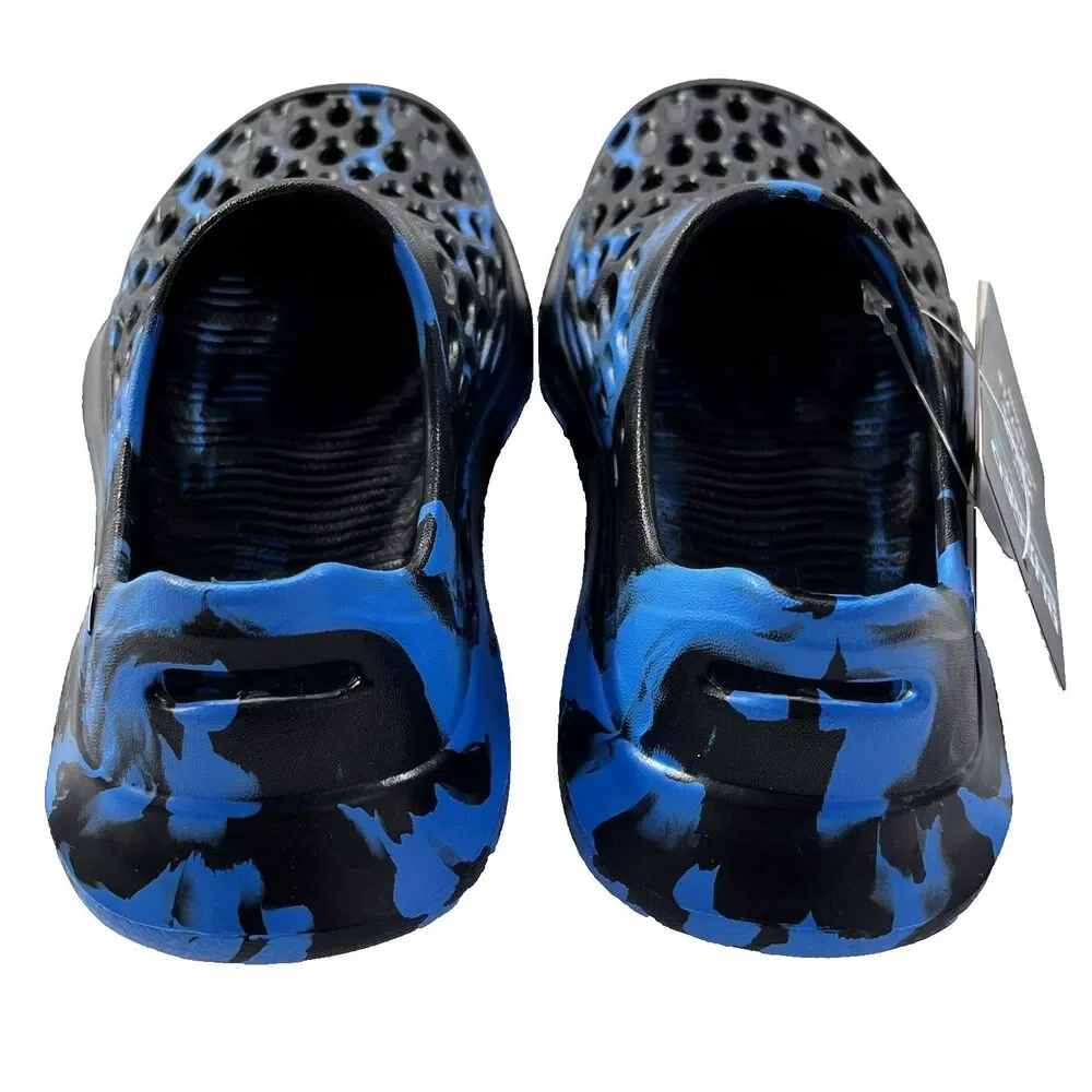 Rugged Shark Blue Black Slip-On Water Sneaker Big Boys‎ Size 1 Vacation Travel